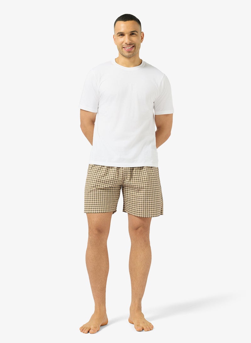 سفنتي فايف بيسيكس بوكسر منسوج عبوة من قطعتين - Image 2